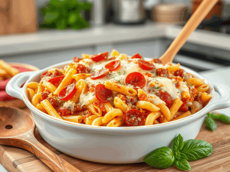 Pizza Pasta Casserole